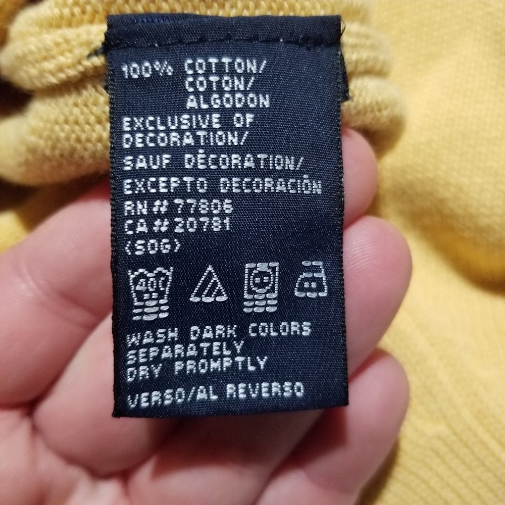 Tommy Hilfiger sweater yellow 2x - Picture 5 of 6